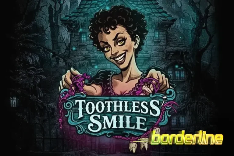 Tampilan visual slot Toothless Smile dengan tema horor dokter gigi